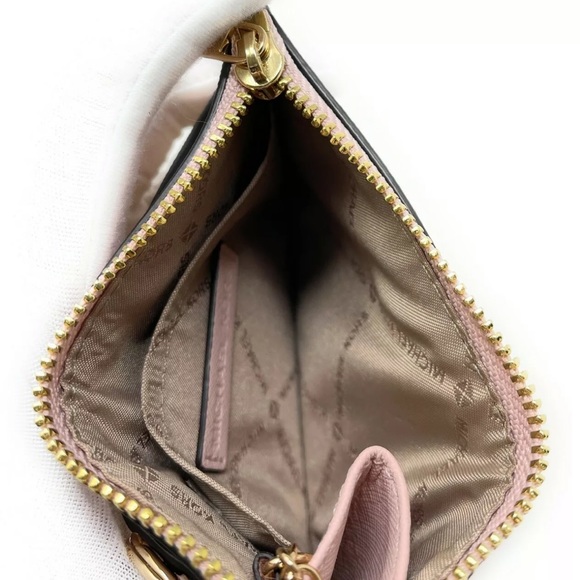 Michael Kors Jet Set Travel Small Leather Top Zip Coin Pouch With ID - Picture 6 of 14